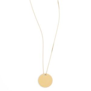 NWOT Madewell Circle Pendant Necklace